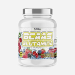 BCAA + Glutamina 500 g - FullGas fresas del bosque